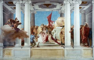 Het offer van Iphigeneia door Giovanni-Battista Tiepolo