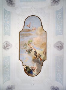 De triomf van Fortitude en Prudence door Giovanni Battista Tiepolo