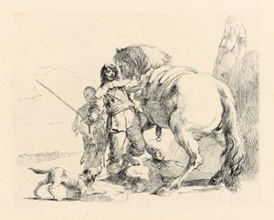 Vari Capricci, voor 1750 door Giovanni Battista Tiepolo