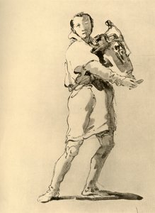 Jongeling met amphora, midden 18e eeuw, 1928 door Giovanni Battista Tiepolo