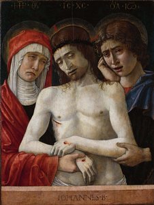 Pietà, ca. 1455 door Giovanni Bellini