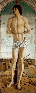 Polyptiek van Sint Vincent Ferrier: Sint Sebastiaan.