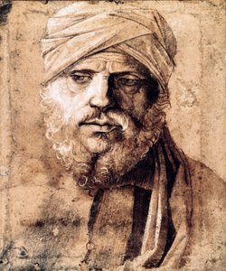 Portret van een Man met een Tulband