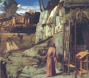 Franciscus in de woestijn (Franciscus in extase)


 Alternatieve titel(s):  Franciscus van Assisi ontvangt de stigmata door Giovanni Bellini
