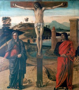De kruisiging, 1465 door Giovanni Bellini
