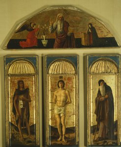 Drieluik van St. Sebastian door Giovanni Bellini