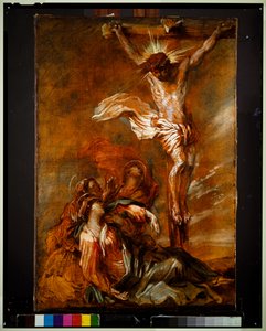 De kruisiging door Giovanni Benedetto (1609 64) Castiglione