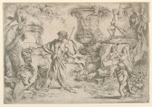 Allegorie van vergankelijkheid door Giovanni Benedetto Castiglione