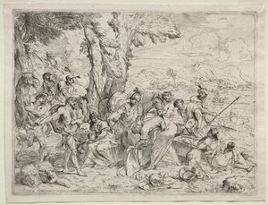 Laban zoekt naar afgoden in Rachels bagage, ca. 1635