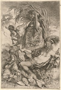 Het genie van Castiglione door Giovanni Benedetto Castiglione