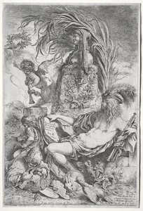 Het Genie van Castiglione door Giovanni Benedetto Castiglione