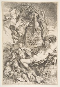 De Genius van Castiglione, ca. 1645-47 gepubliceerd 1648 door Giovanni Benedetto Castiglione
