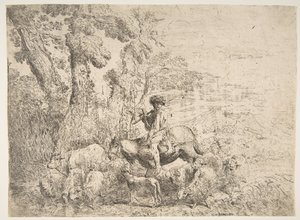 Jonge herder te paard, 1638