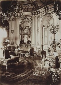 Het Stroganov-paleis in Sint-Petersburg. Ovale Woonkamer, 1860s door Giovanni Bianchi