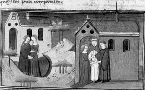 Decameron, Alibech is bij een kluizenaar; Alibech trouwt met Neerbale. Derde dag, nieuws 10 door Giovanni Boccaccio