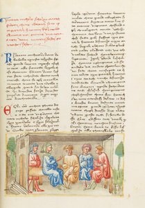 Decameron, Toen God leerde tekenen - Michele Scalza en de jongeren , Zesde dag, kort verhaal 6.