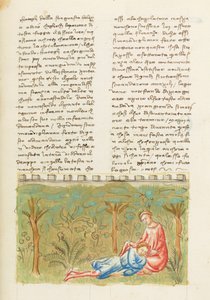 Decameron, Vierde dag, kort verhaal 6; voorgevoel: Dood van Gabriotto. door Giovanni Boccaccio