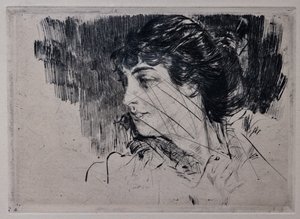 Gravin Gabrielle de Rasty door Giovanni Boldini