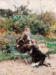 Hyde Park door Giovanni Boldini