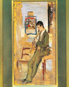 Italië, Klarinetspeler door Giovanni Boldini
