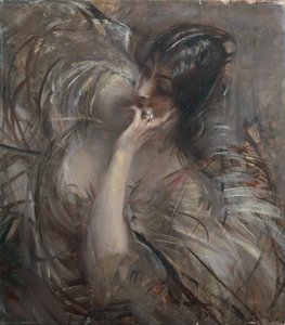 Italië, Portret van Madame De Joss door Giovanni Boldini