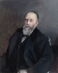 Portret van Edmond de Rothschild (1845-1934), bankier, filantroop en Franse verzamelaar door Giovanni Boldini