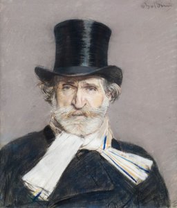 Portret van Giuseppe Verdi door Giovanni Boldini