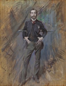 Portret van John Singer Sargent, 1890 door Giovanni Boldini