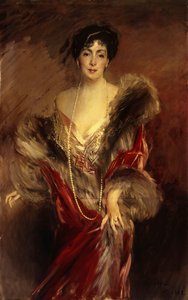 Portret van Josefina A. de Errazuriz door Giovanni Boldini