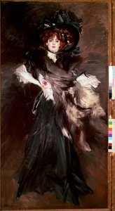 Portret van juffrouw Lantelme door Giovanni Boldini