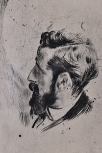Portret van Paul Helleu door Giovanni Boldini