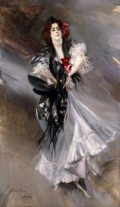 Portret van Anita de la Feria, de Spaanse Danseres, 1900 door Giovanni Boldini