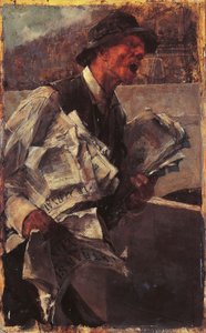 De Parijse krantenjongen door Giovanni Boldini