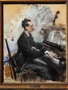 De Pianist Rey Colaço door Giovanni Boldini