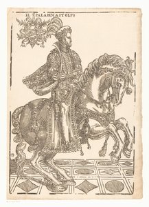Astolfo te paard door Giovanni Britto