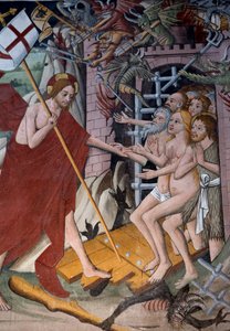 Afdaling naar de hel, ca. 1492 door Giovanni Canavesio