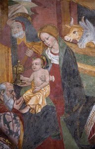 De Aanbidding van de Drie Koningen, ca. 1492 (detail)