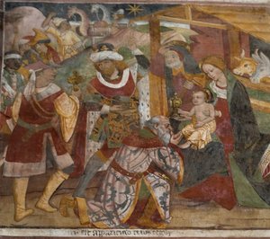 De aanbidding van de drie koningen, ca. 1492
