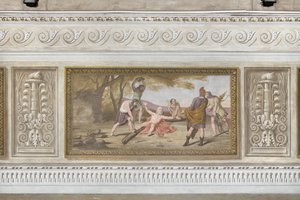 Kruisiging van Sint Filippus, uit Verhalen van Christus door Giovanni Chiarini