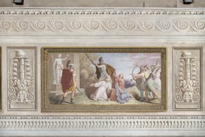 Het martelaarschap van Sint Simon en Sint Judas Thaddeüs, uit Verhalen van Christus door Giovanni Chiarini