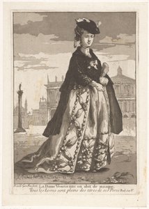 De Venetiaanse dame door Giovanni David