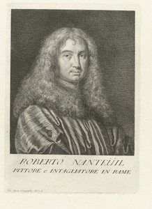 Portret van de kunstenaar Robert Nanteuil (Portretten van kunstenaars)