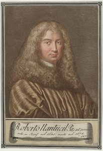Portret van kunstenaar Robert Nanteuil (serietitel) door Giovanni Domenico Campiglia