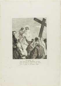 Christus wordt van zijn kleren ontdaan, plaat tien uit Kruiswegstaties