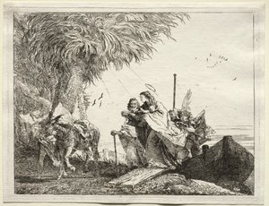 Vlucht naar Egypte: De Heilige Familie, Aanmeren