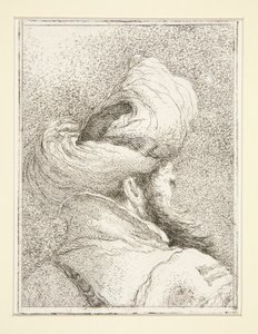 Hoofd van een Turk, uit de serie Raccolta di Teste, Libro Secondo (Collectie van Hoofden, Boek Twee)