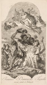 Martelaarschap van St. Stefanus door Giovanni Domenico Tiepolo