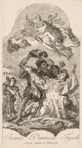 Martelaarschap van St. Stefanus door Giovanni Domenico Tiepolo