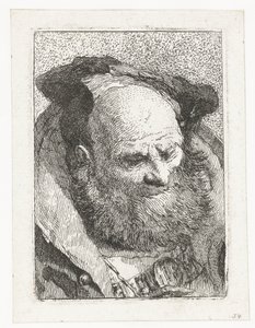 Oude man met baard