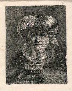 Verzameling van hoofden door Giovanni Domenico Tiepolo